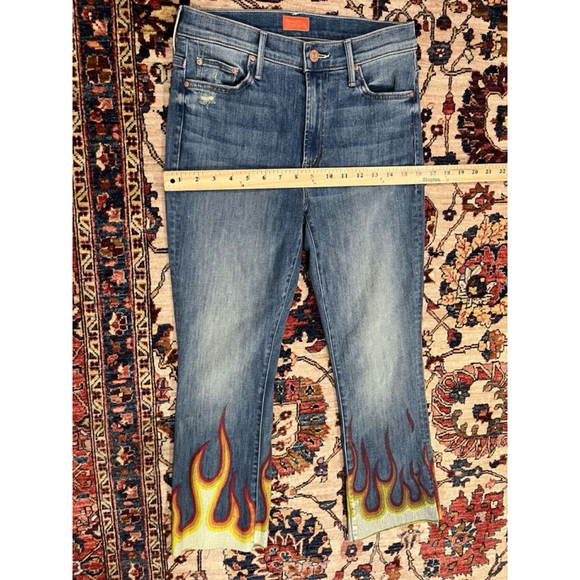 Women's Mother The Insider Crop Fray in Liar Liar Size 27 - Picture 3 of 10